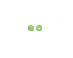 Peridot Beach-Style Glass Round 3mm