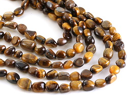 Tiger Eye Small Tumbled Nugget 7-12x6-8mm