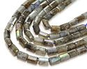 Labradorite Microfaceted Tube 7x10mm