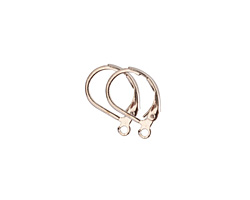Nunn Design Sterling Silver (plated) Small Leverback Earwire 10x13mm