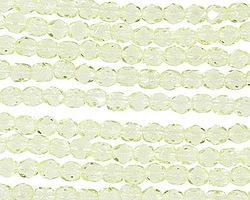 Czech Glass Jonquil Fire Polished Round 4mm