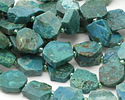 Chrysocolla Natural Cut Octagonal Slice 15-18x14-18mm