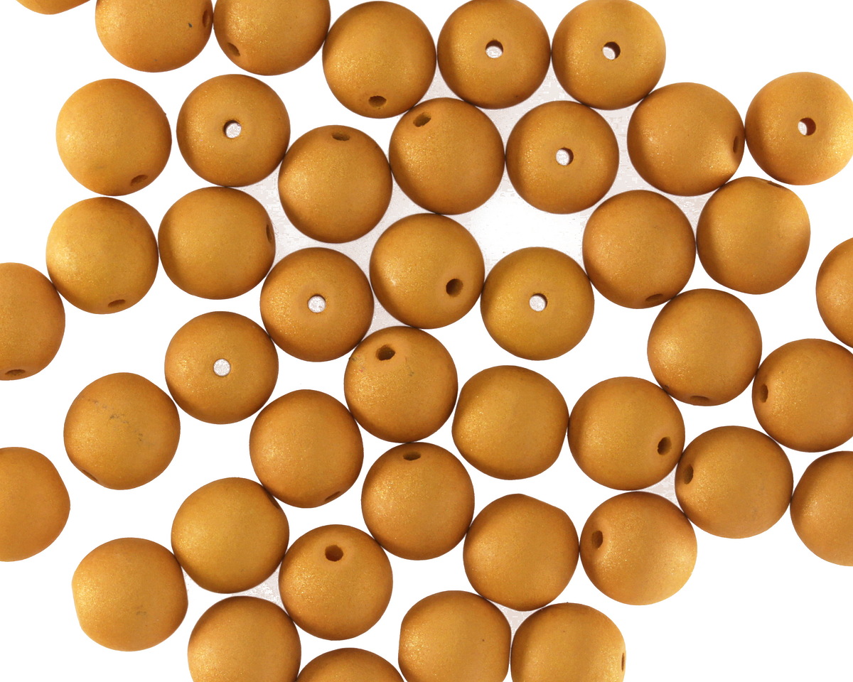 Czech Glass ColorTrends: Gilded Dusk Round 6mm