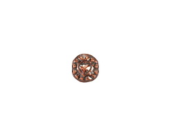 Mykonos Antique Copper (plated) Folksy Heart Bead 7mm