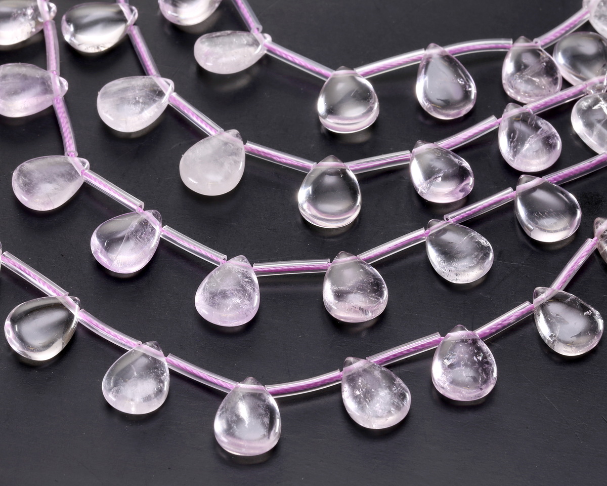 Lavender Amethyst (A) Puff Teardrop 10x14mm