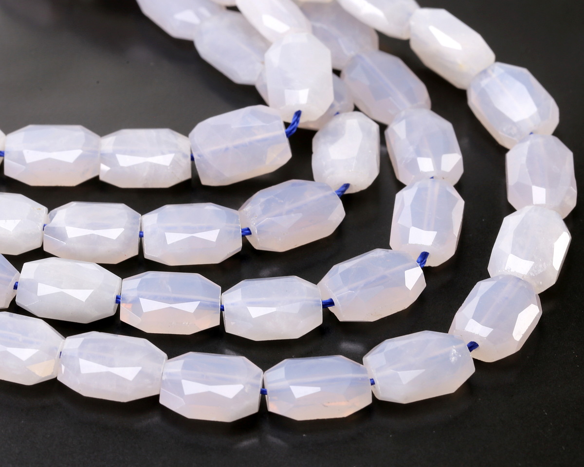 Blue Rose Quartz Faceted Slab 9x13mm