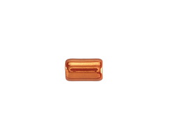 Mykonos Ceramic Iridescent Tangerine Tube 10x6mm