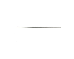 Silver (plated) Head Pin 1", 24 gauge
