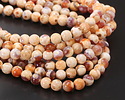 Rust Fire Agate Round 8mm