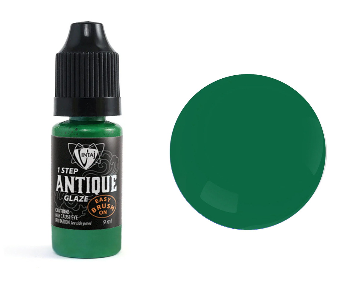 Vintaj 1 Step Emerald Green Antique Glaze 9ml