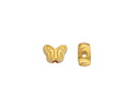 24K Gold (plated) Butterfly Bead 6.5x8.5mm
