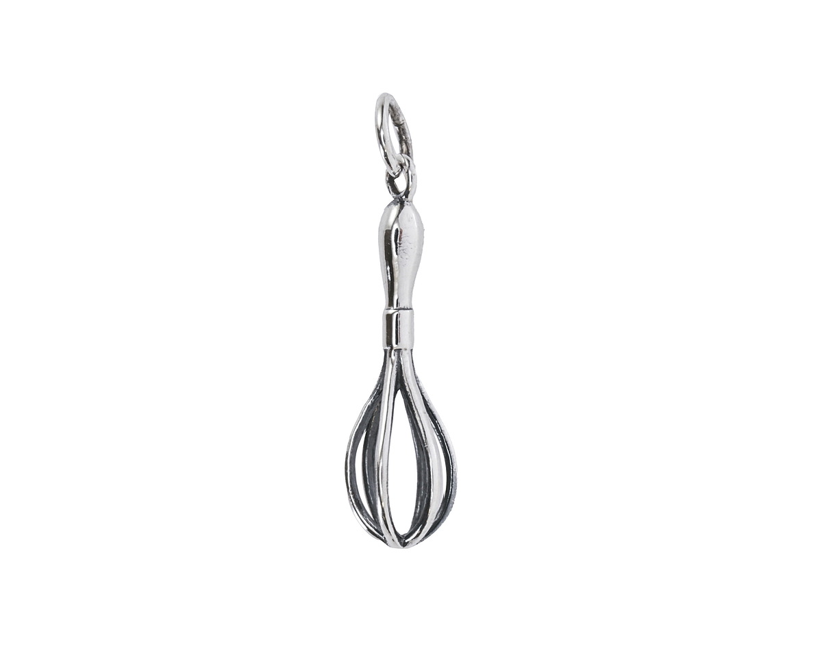 Nina Designs Sterling Silver Whisk Charm 6x26mm