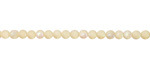 Czech Glass Textured Ivory AB Round Druk 3mm