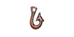 Mykonos Antique Copper (plated) Hook 10x15mm