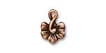TierraCast Antique Copper (plated) Large Blossom Charm 11.5x16mm
