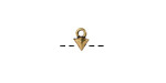 Cymbal Kleftiko Antique Brass (plated) Ending for GemDuo 5x7mm