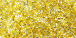Miyuki Delica Silver Lined Yellow (DBS0145) 15/0 Seed Bead