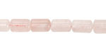 Rose Quartz Barrel 10x6mm