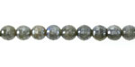 Labradorite w/ Silver Luster Faceted Round 5.5-6mm