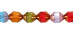 Czech Glass Bronzed Transparent Mixed Turbines 10x8mm