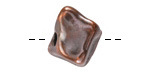 Mykonos Metalized Ceramic Antique Copper Nugget 16-20mm