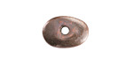 Mykonos Metalized Ceramic Antique Copper Oval Washer 15-18mm