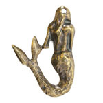 Mykonos Antique Brass (plated) Mermaid Pendant 32x47mm