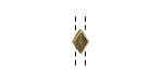 Cymbal Gerontas Antique Brass (plated) GemDuo Bead Substitute 8x5mm