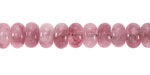 Rose Pink Agate Rondelle 5x8mm