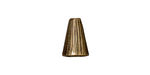 TierraCast Antique Brass (plated) Tall Radiant Cone 12x9mm