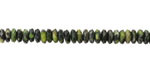 China Chrysoprase (dark) Faceted Spacer Rondelle 2x5mm