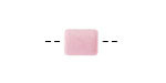 Mykonos Ceramic Rose Pink Tube Spacer 9-10x8mm