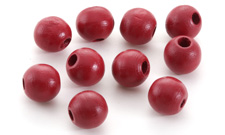 Barn Red Wood Round 14mm