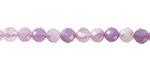 Lavender Moon Quartz (AA) Microfaceted Round 5mm
