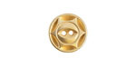 Satin Hamilton Gold (plated) Sunburst Button 16mm