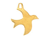 Mykonos Gold (plated) Escher Bird Focal 43x35mm