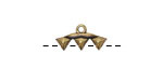 Cymbal Vani III Antique Brass (plated) Ending for GemDuo 8x16mm