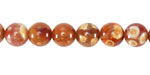 Molten Fire Agate Round 8mm