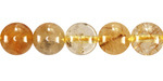 Gold Red Rutilated Quartz (A) Round 10mm