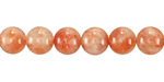 Sakura Golden Sunstone Round 8mm