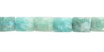 Brazil Amazonite (A) Microfaceted Rectangle 10x8mm