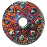 Xaz Raku Flash Floral Donut 46-48mm