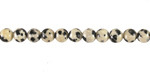 Dalmatian Jasper Round 4-5mm