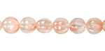 Czech Glass Peach Blossom Melon Round 8mm