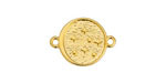 24K Gold (plated) Starry Night Focal Link 15x20mm