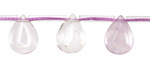 Lavender Amethyst (A) Puff Teardrop 10x14mm