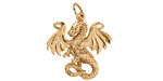 Nina Designs Bronze Fairy Tale Dragon Charm 20x24mm