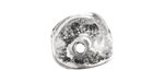 Mykonos Metalized Ceramic Antique Silver Washer 19-20mm