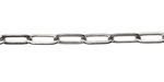 Stainless Steel Flat Paperclip Chain, 11x4mm links, 25ft Spool