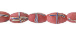 Indonesian Pink French Cross Rice 12-13x7mm